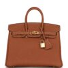 Hermès Birkin 25 Gold Togo Gold Hardware