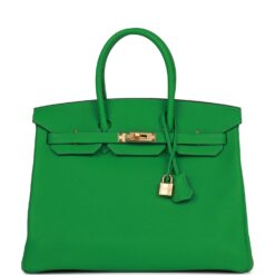 Hermès Birkin 35 Bamboo Togo Gold Hardware