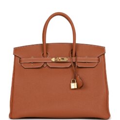 Hermès Birkin 35 Gold Togo Gold Hardware