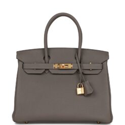Hermès Birkin 30 Gris Meyer Togo Gold Hardware