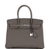 Hermès Birkin 30 Etain Togo Palladium Hardware