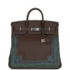 Hermès Western HAC Birkin 40 Ebene Togo Palladium Hardware
