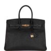 Hermès Birkin 35 Black Epsom Gold Hardware