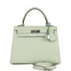 Hermès Kelly Sellier 25 Vert Fizz Epsom Palladium Hardware