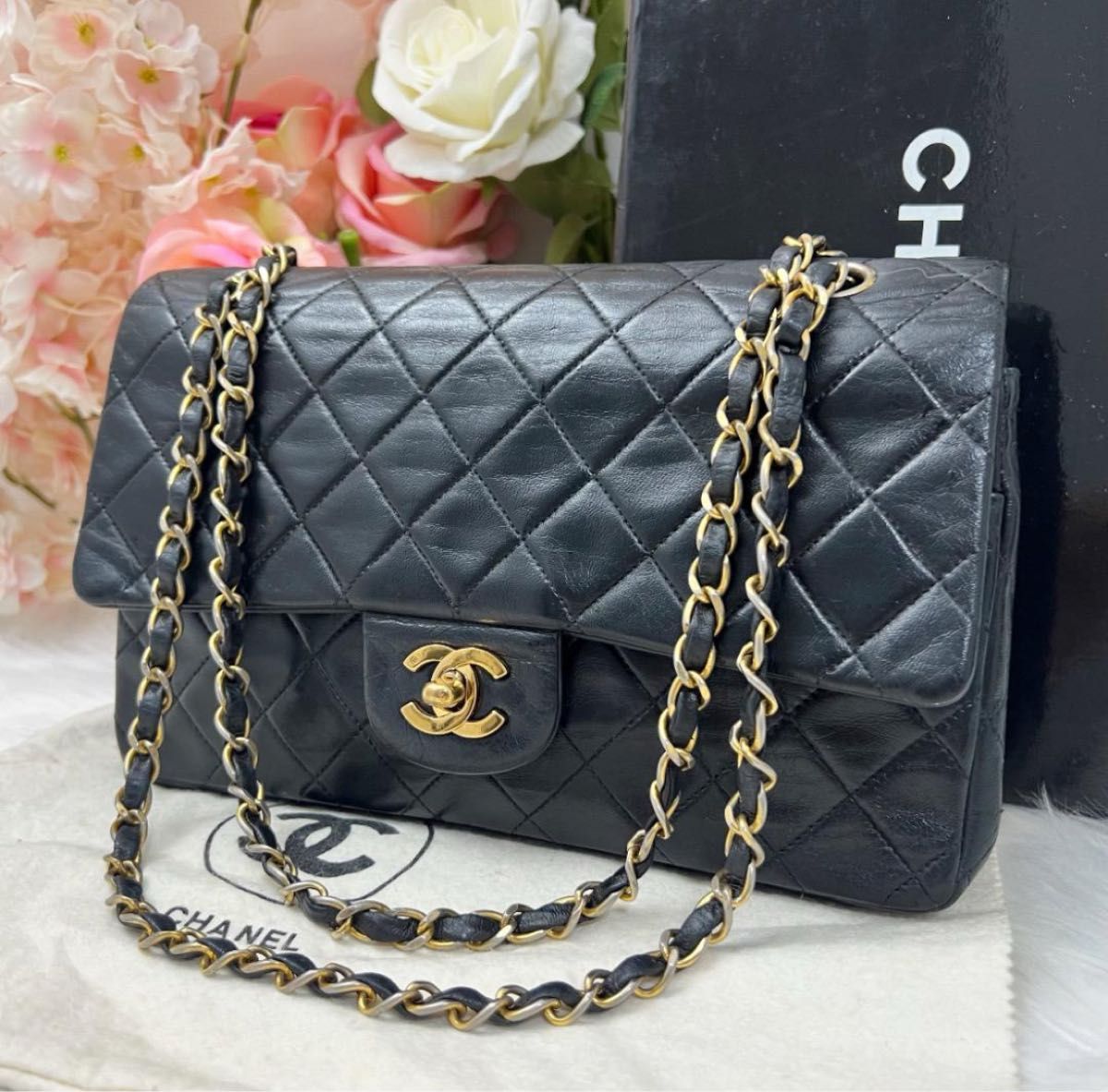 Chanel Medium Classic Double Flap Bag Olive Calfskin Light Gold Hardware photo review